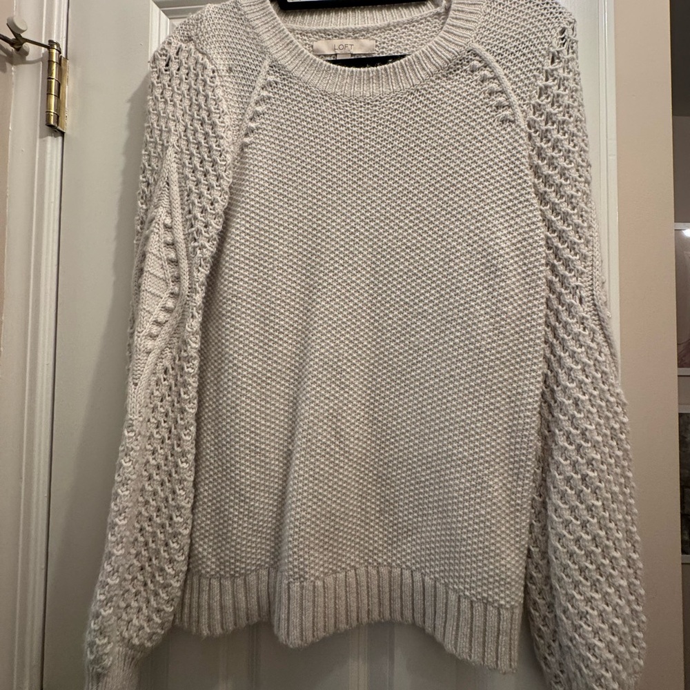 Loft sweater, small, white